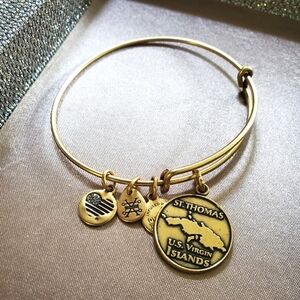 Alex and Ani St. Thomas Virgin Island Bangle Bracelet